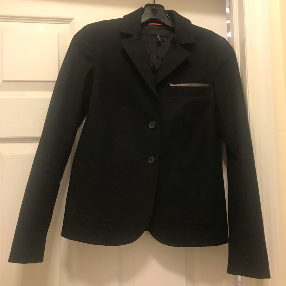 Jil Sander 2 Button Black Blazer